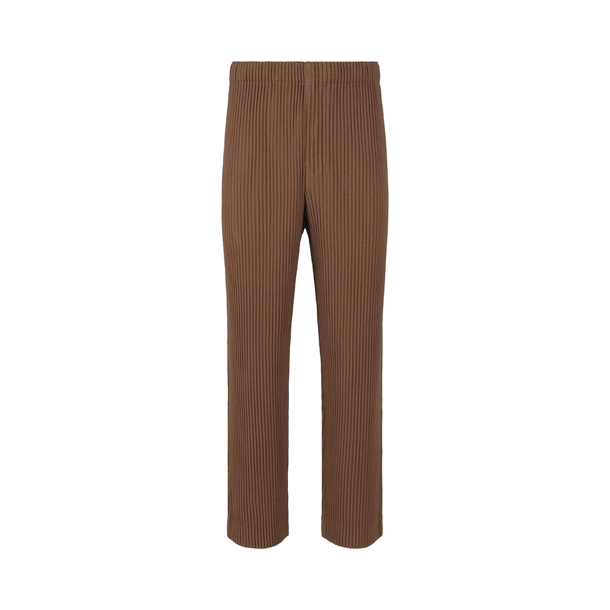 Buy Homme Plissé Issey Miyake MC November Pants 'Sepia Brown
