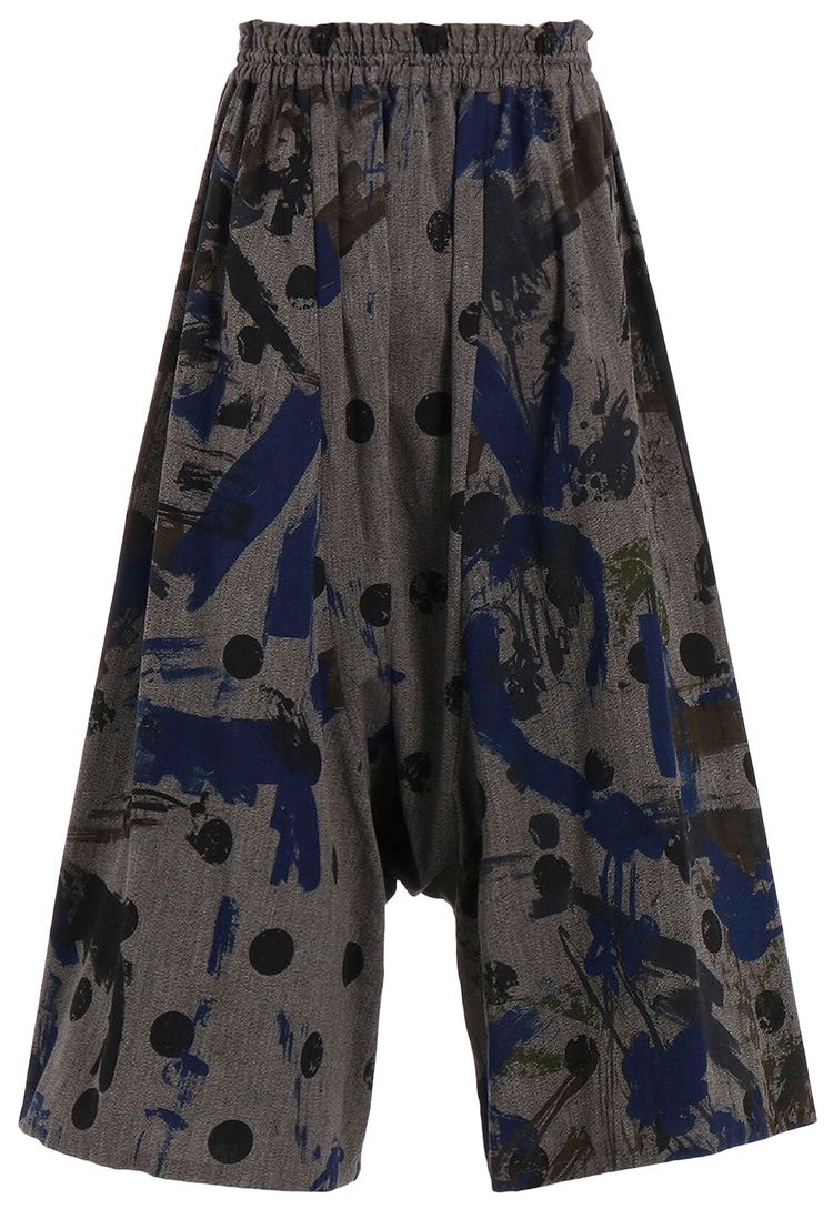 Ys Gathered Pants Blue