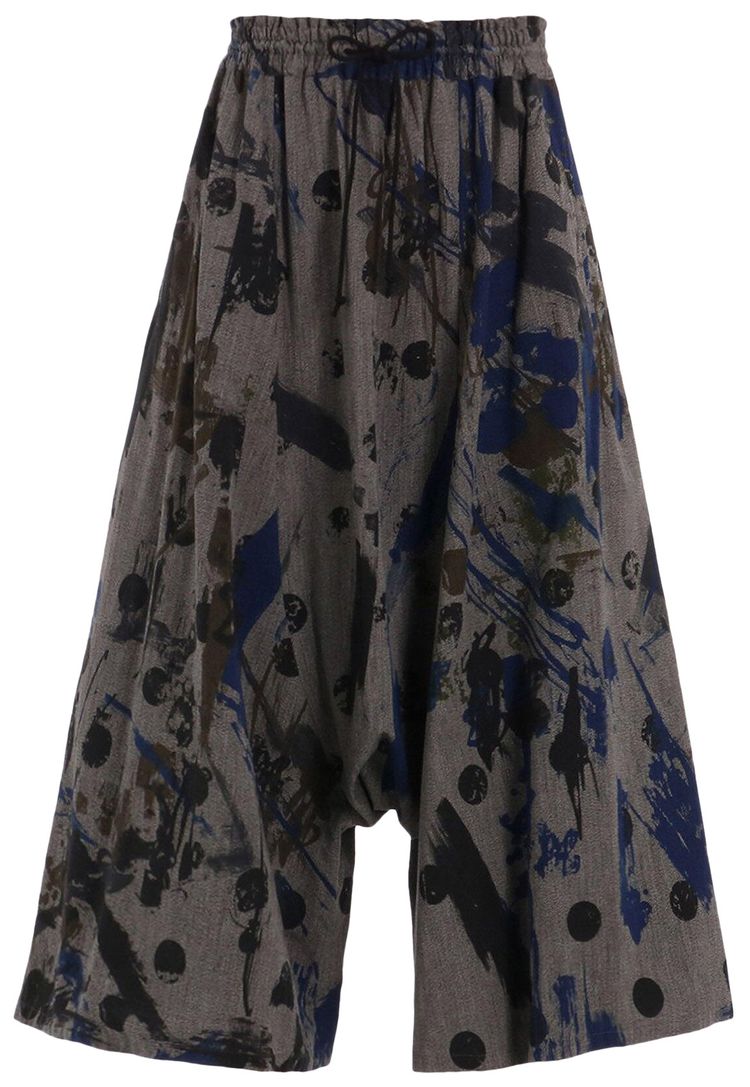 Ys Gathered Pants Blue