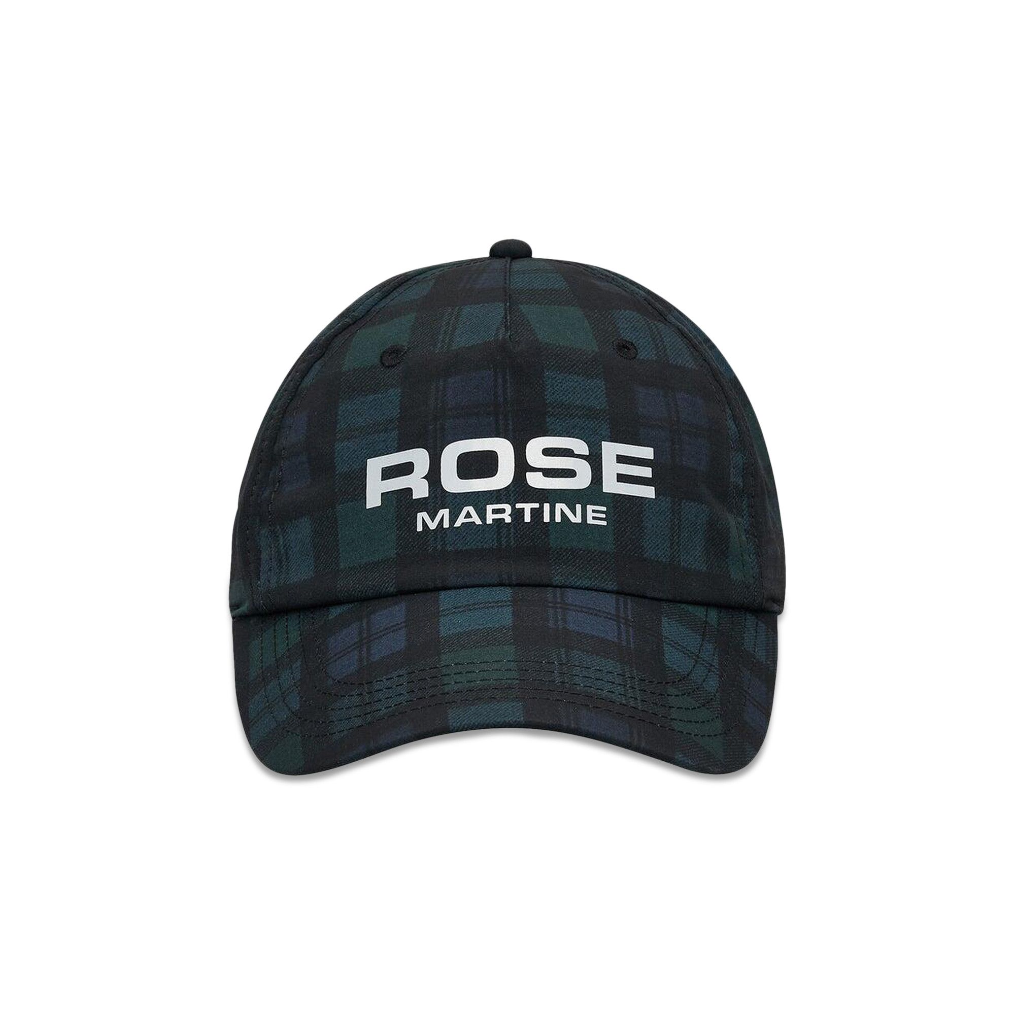 Buy Martine Rose Nylon Cap 'Black/Tartan' - 1198WP11024 BLAC