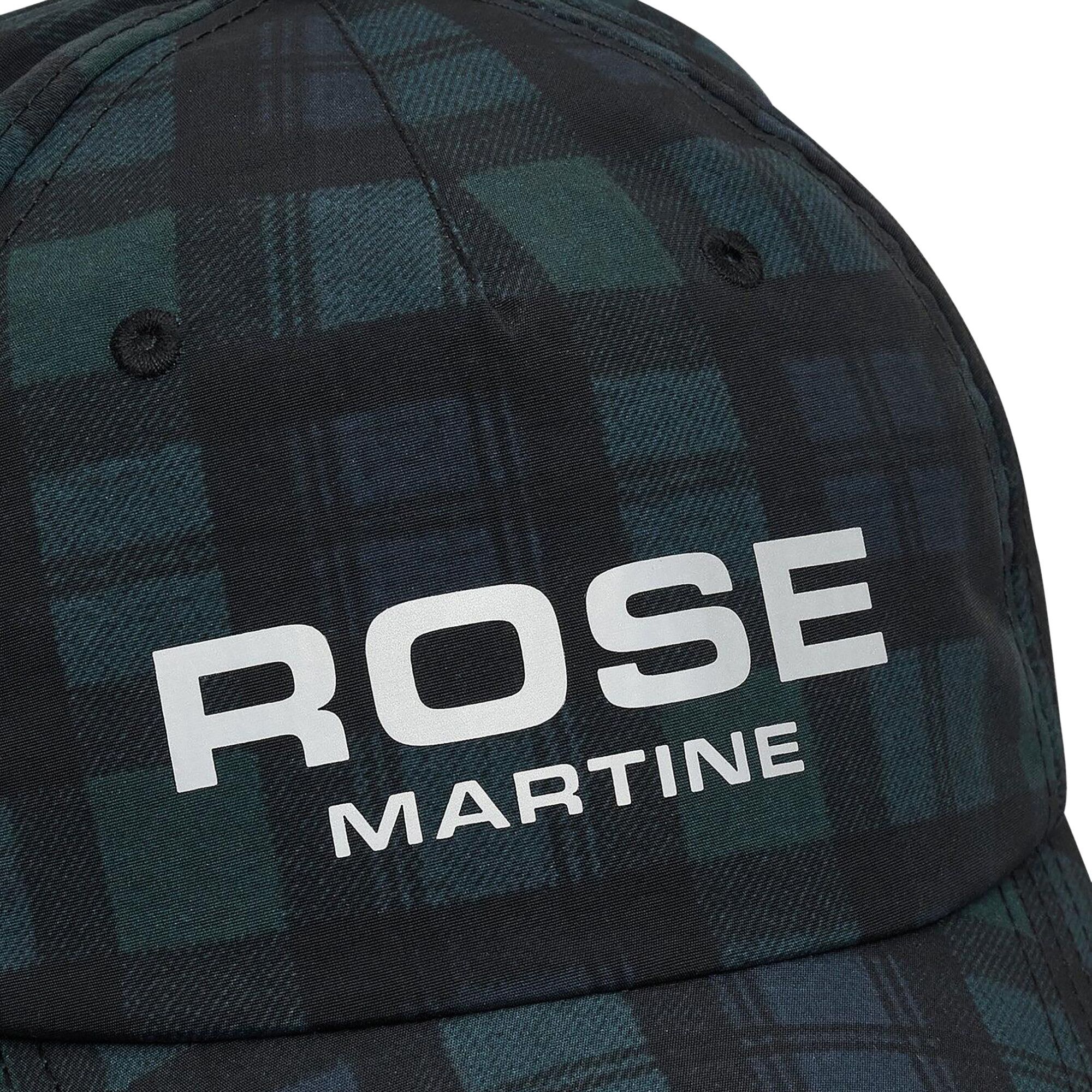 Buy Martine Rose Nylon Cap 'Black/Tartan' - 1198WP11024 BLAC
