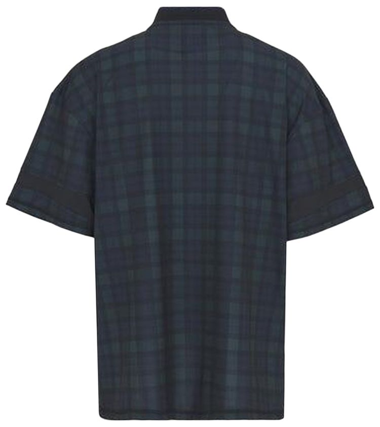 Martine Rose Football Shirt BlackTartan