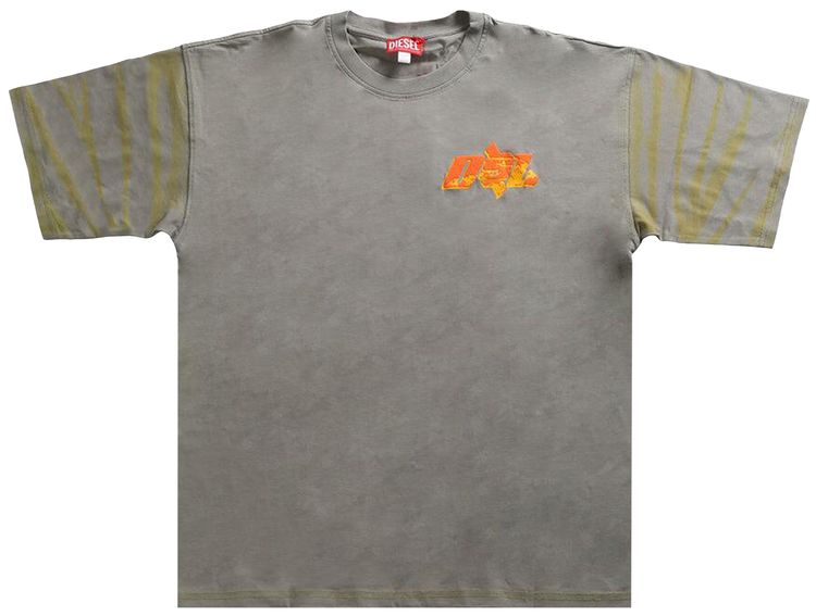Diesel T Boxt R10 T Shirt Grey
