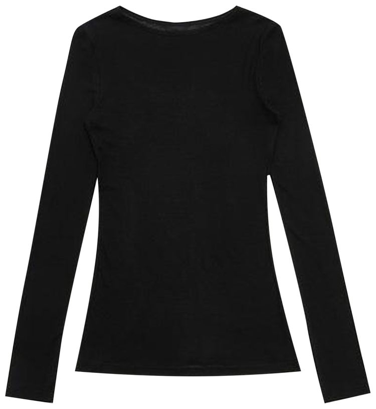 Amomento Round T Shirts Black