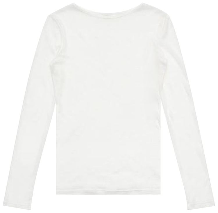 Amomento Round T Shirts White