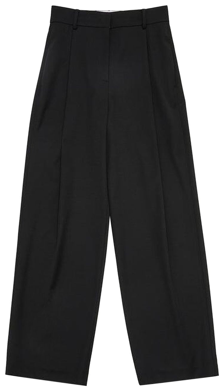 Amomento Wild Tuck Pants Black