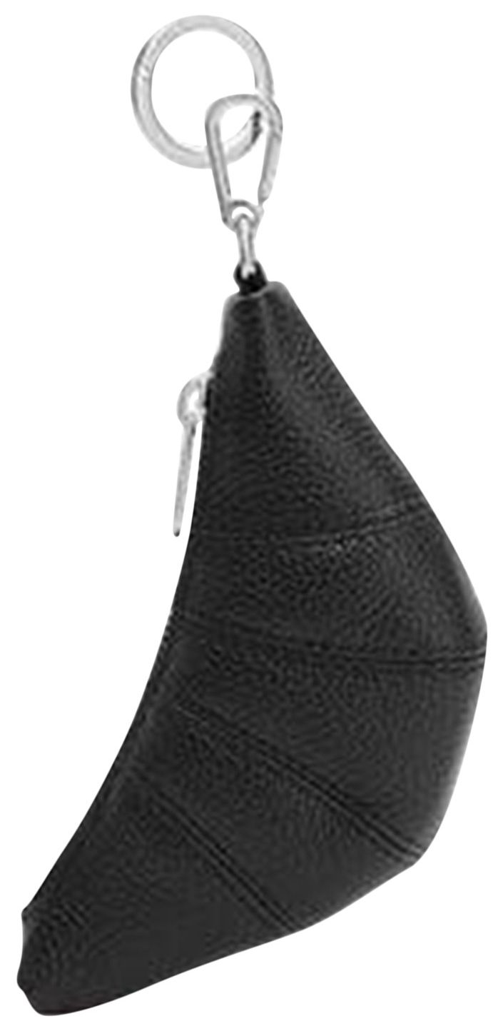 Lemaire Mini Croissant Keyring Black