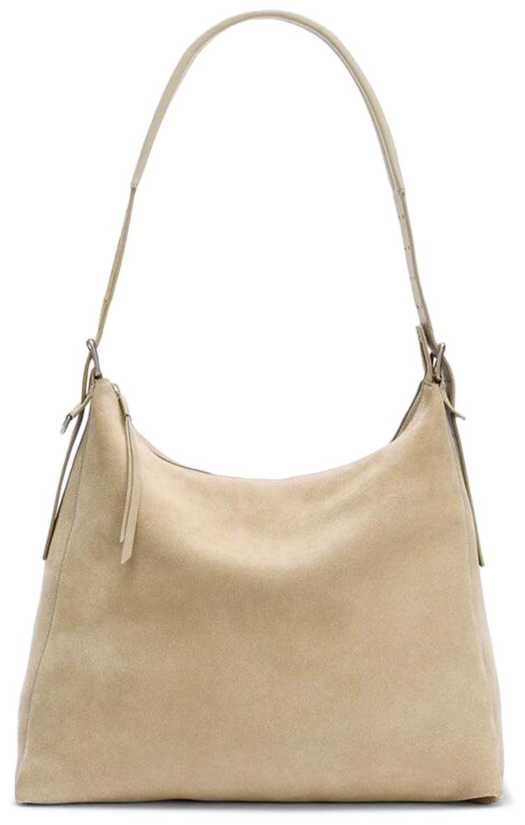 Lemaire Belted Hobo Bag Biscuit