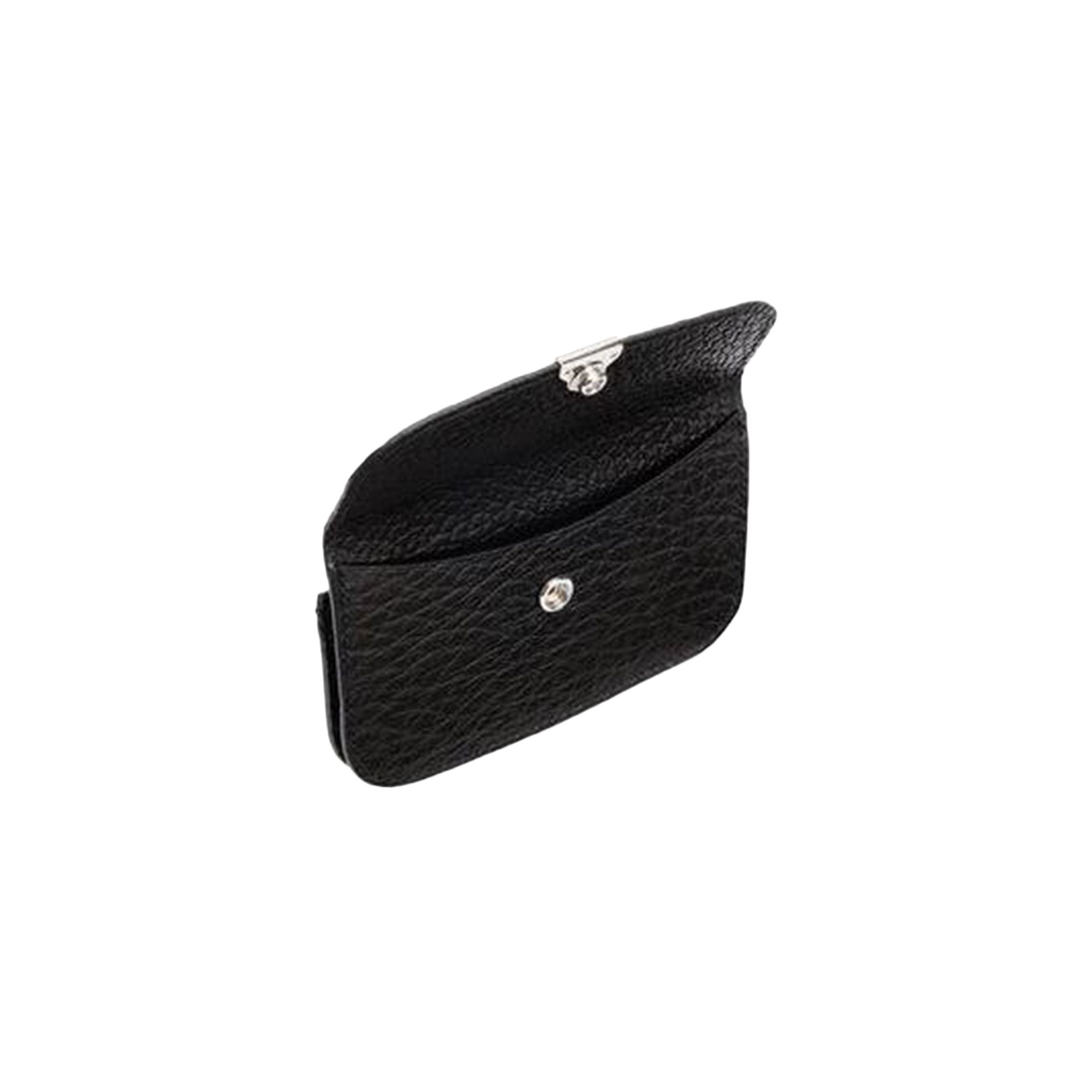 Buy Lemaire Soft Tab Card Holder Coin Purse 'Black' - SL0065