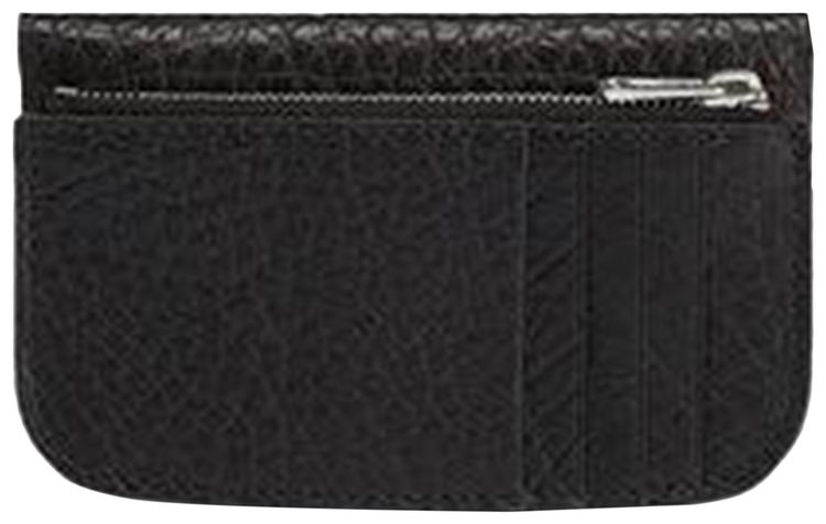 Lemaire Soft Tab Card Holder Coin Purse Black