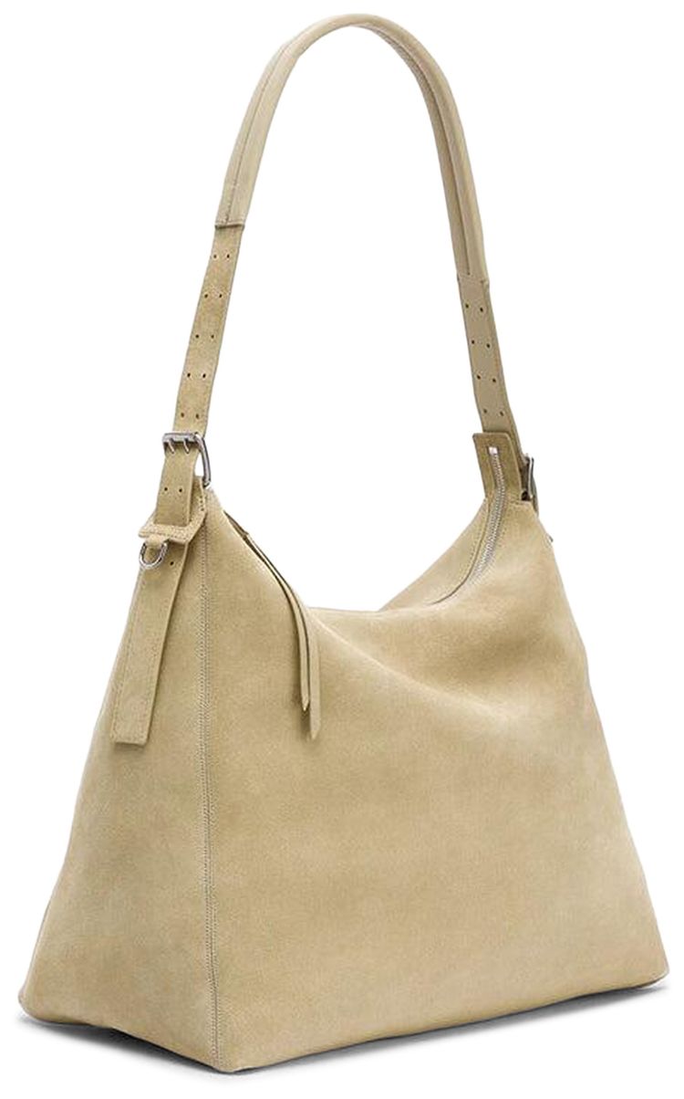 Lemaire Belted Hobo Bag Biscuit