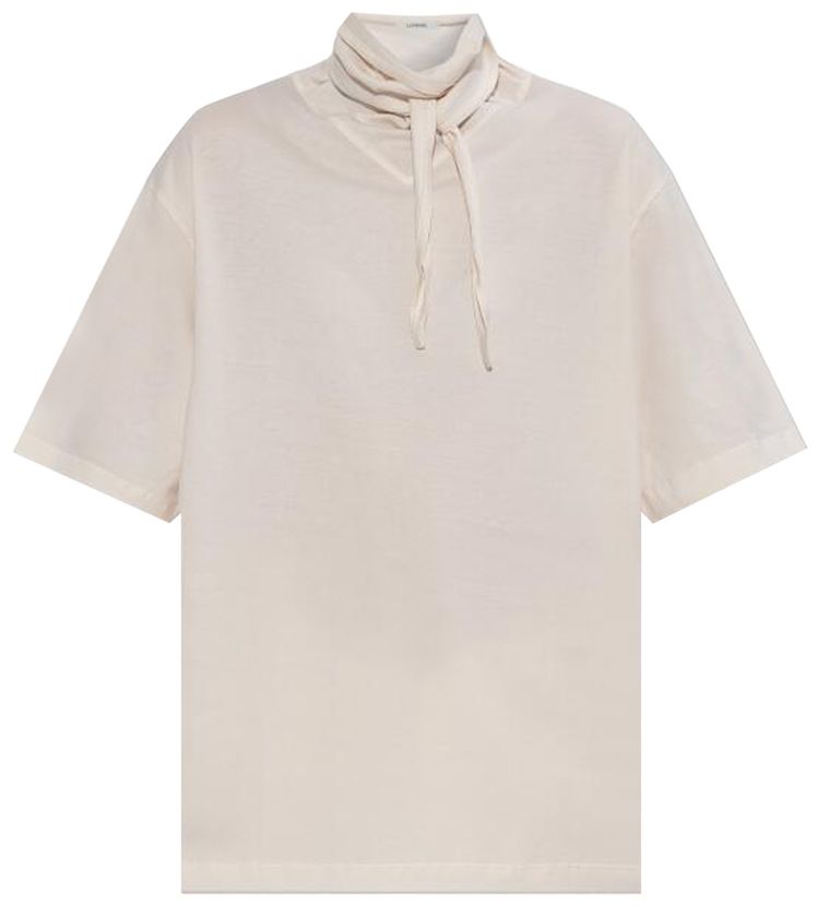 Lemaire Foulard T Shirt Chalk