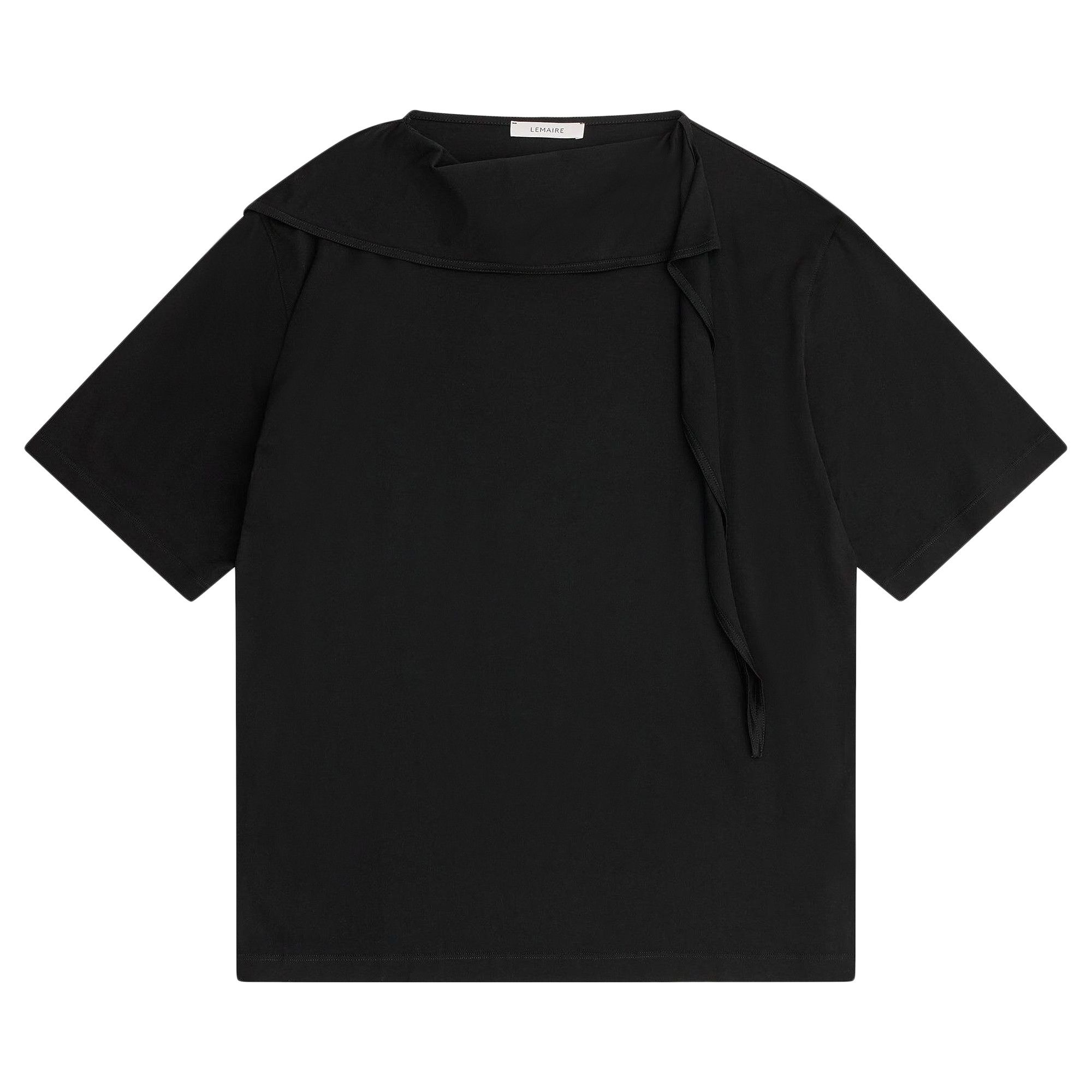 Buy Lemaire Foulard T-Shirt 'Black' - TO1384 LJ1018 BK999 | GOAT