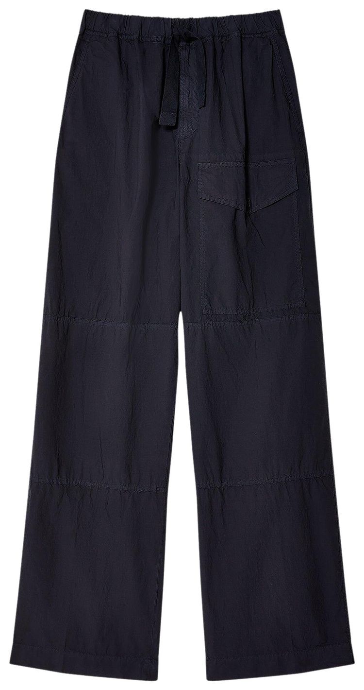 Dries Van Noten Loose Fit Highwaist Cargo Pant Navy