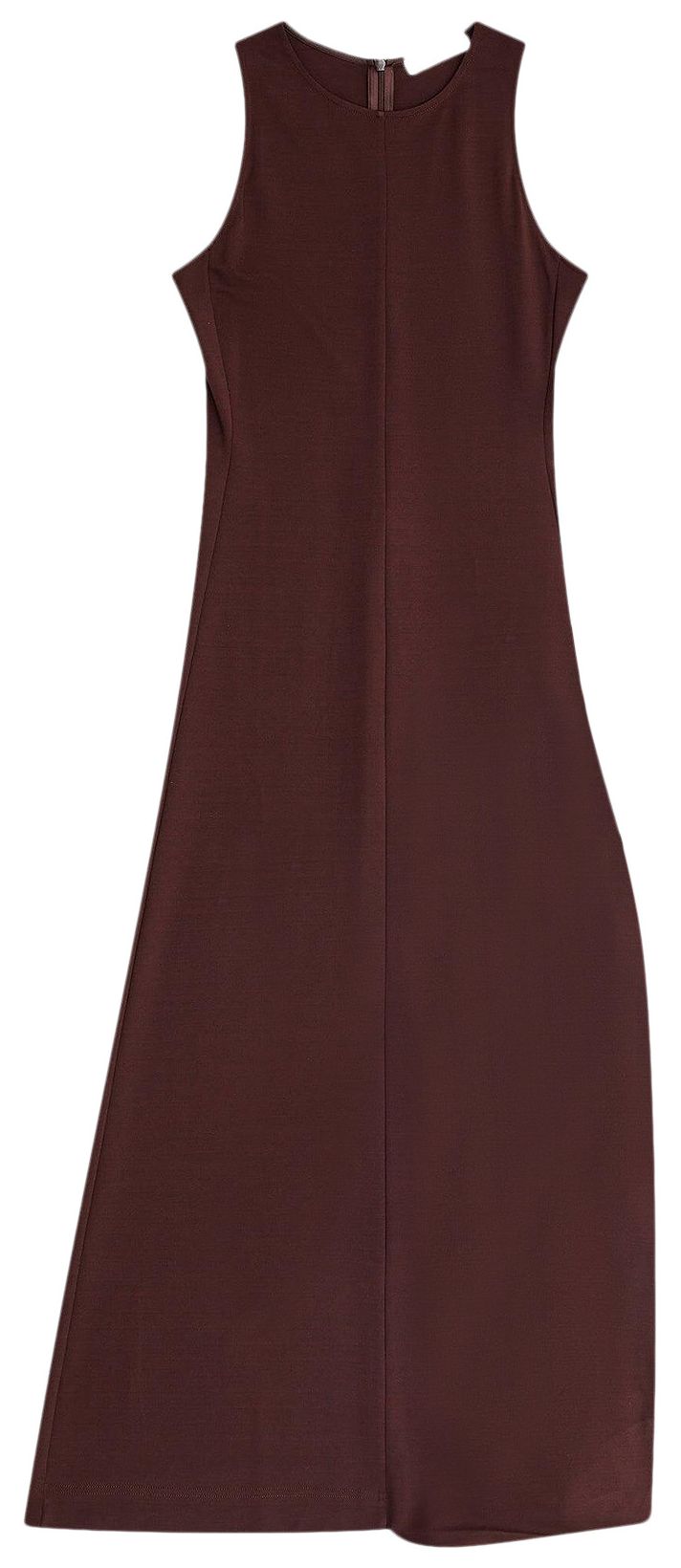 Lemaire Twisted Hem Dress Dark Cherry