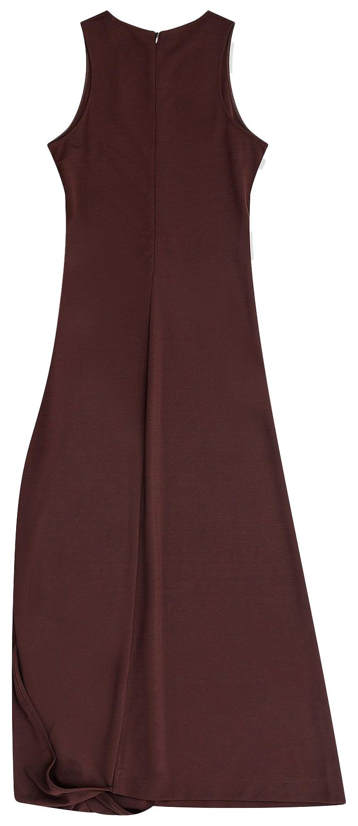 Lemaire Twisted Hem Dress Dark Cherry