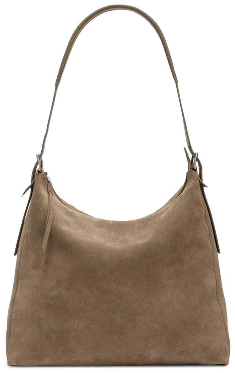 Lemaire Belted Hobo Bag Pebble