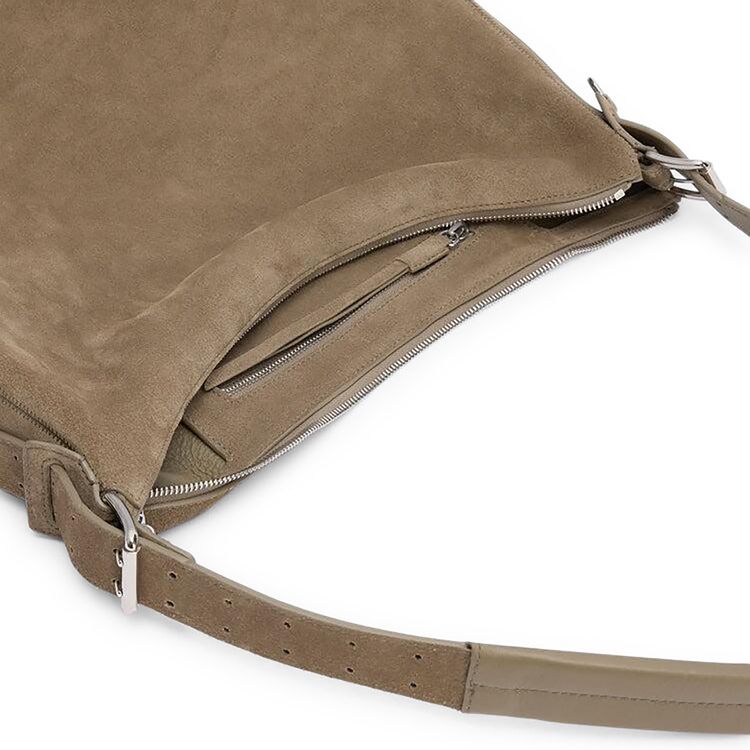 Lemaire Belted Hobo Bag Pebble