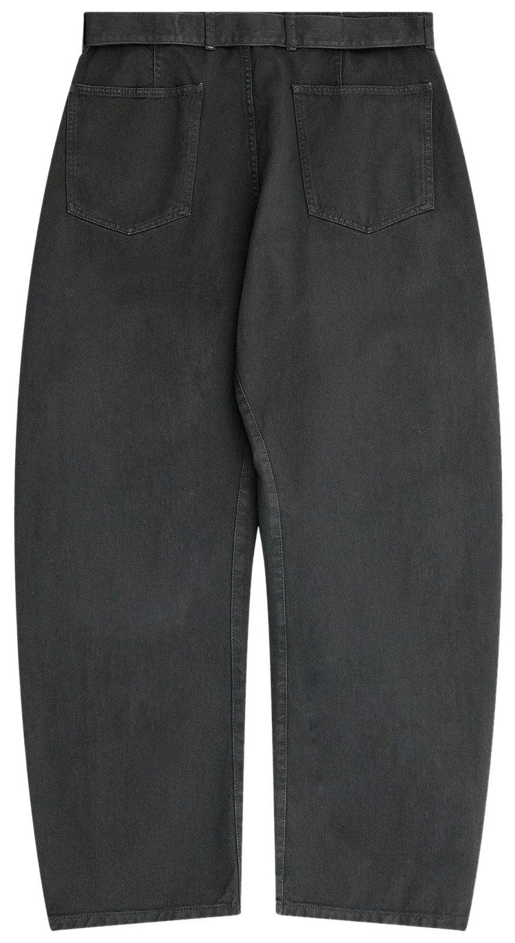 Lemaire Twisted Belted Pants Carbon Blue