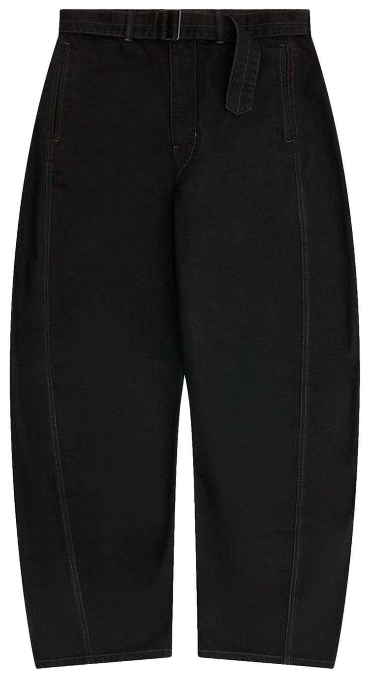 Lemaire Twisted Belted Pants Black