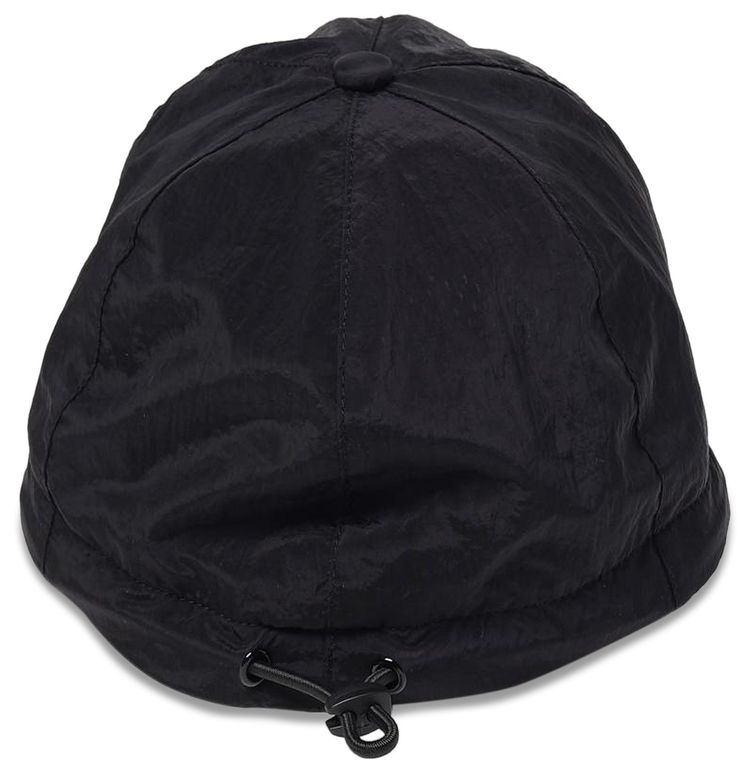 Stone Island 6 Panel Nylon Metal Cap Black