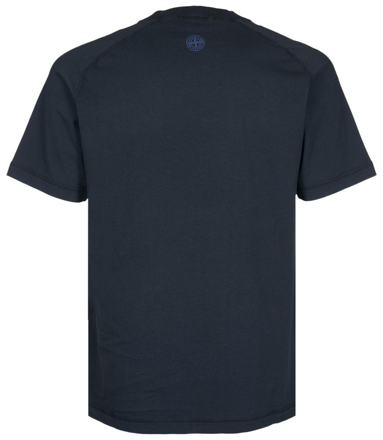 Stone Island Institutional Two Print T Shirt Navy Blue