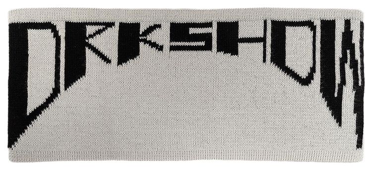 Rick Owens DRKSHDW Porterville Headband Off WhiteBlack