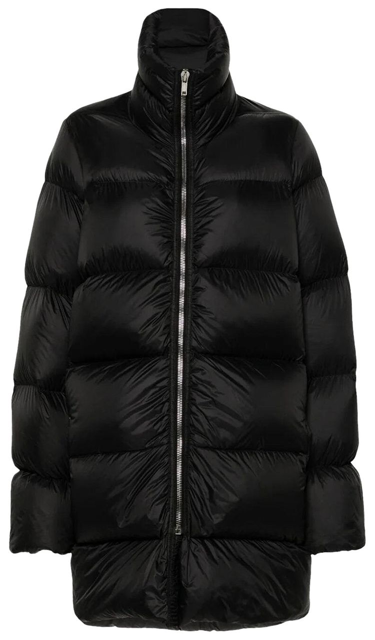 Rick Owens Turtle Coat Black