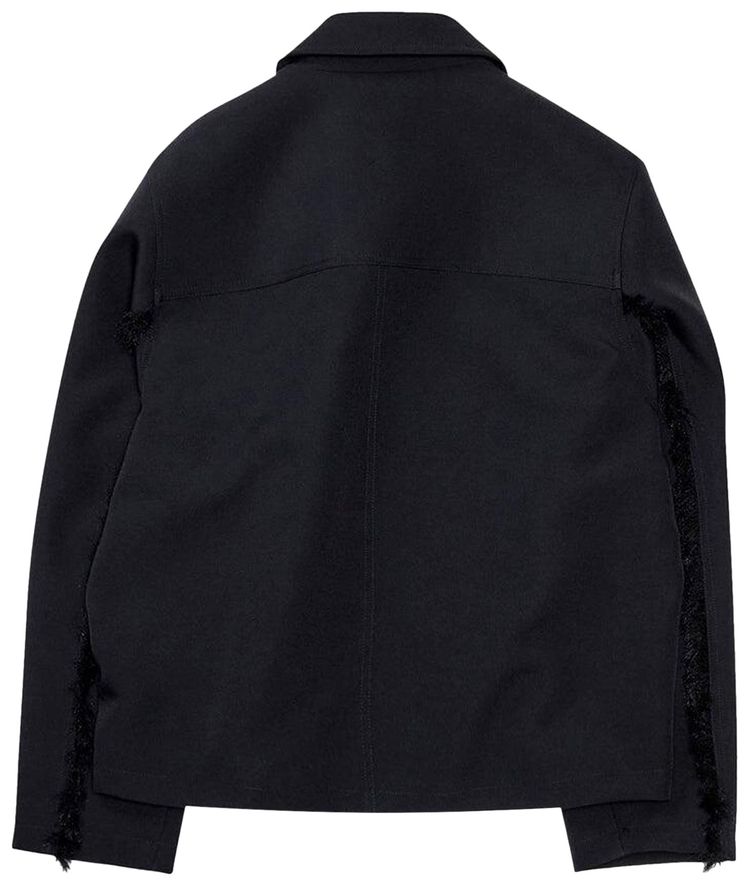 Song for the Mute Crop Patch Pocket Jacket Black