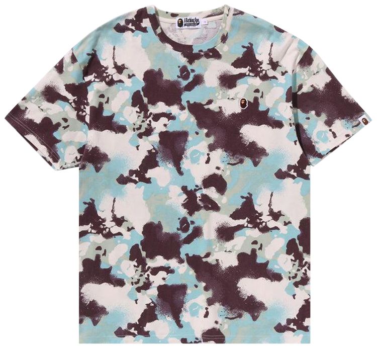 BAPE Map Camo Oversized Tee Multicolor
