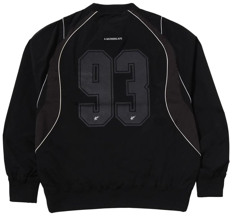 BAPE Multi Logo Relaxed Fit Pullover Black