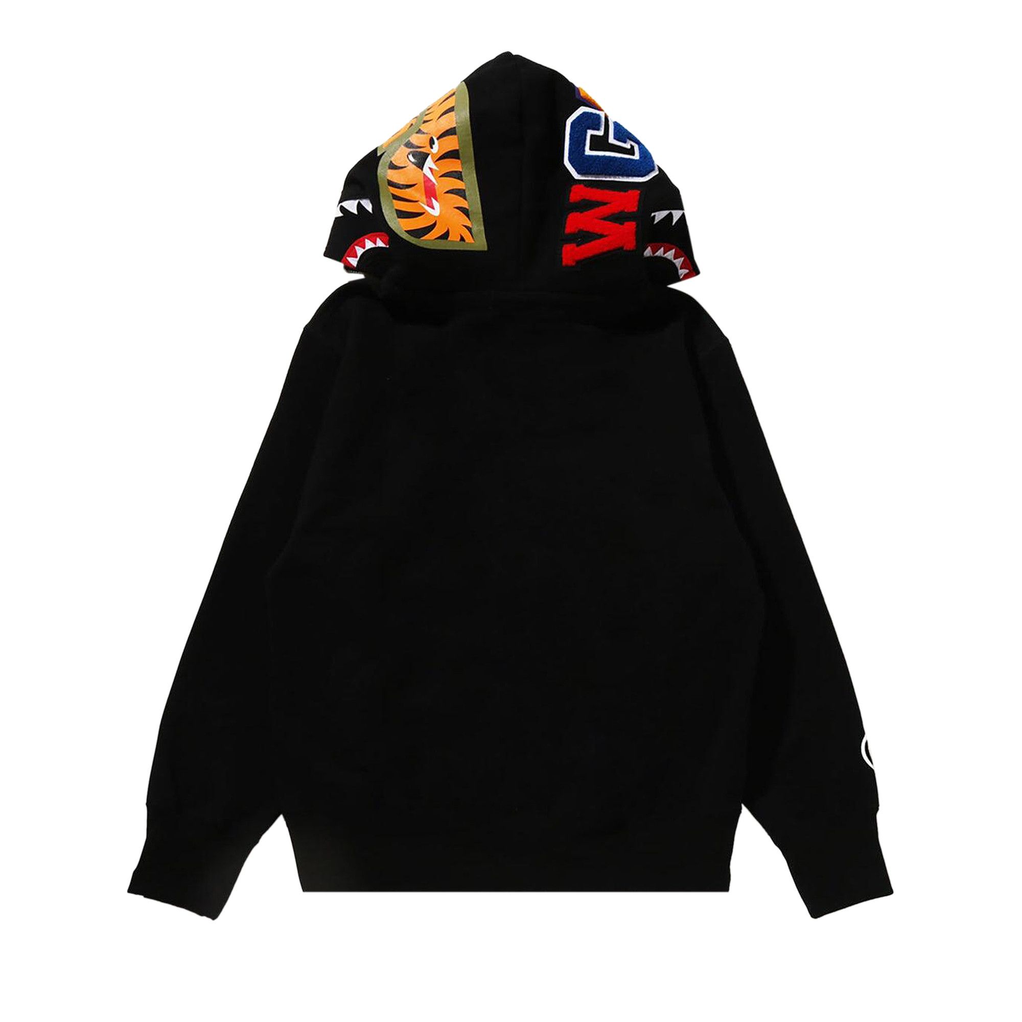 Buy BAPE 1st Camo Shark Full Zip Double Hoodie 'Black