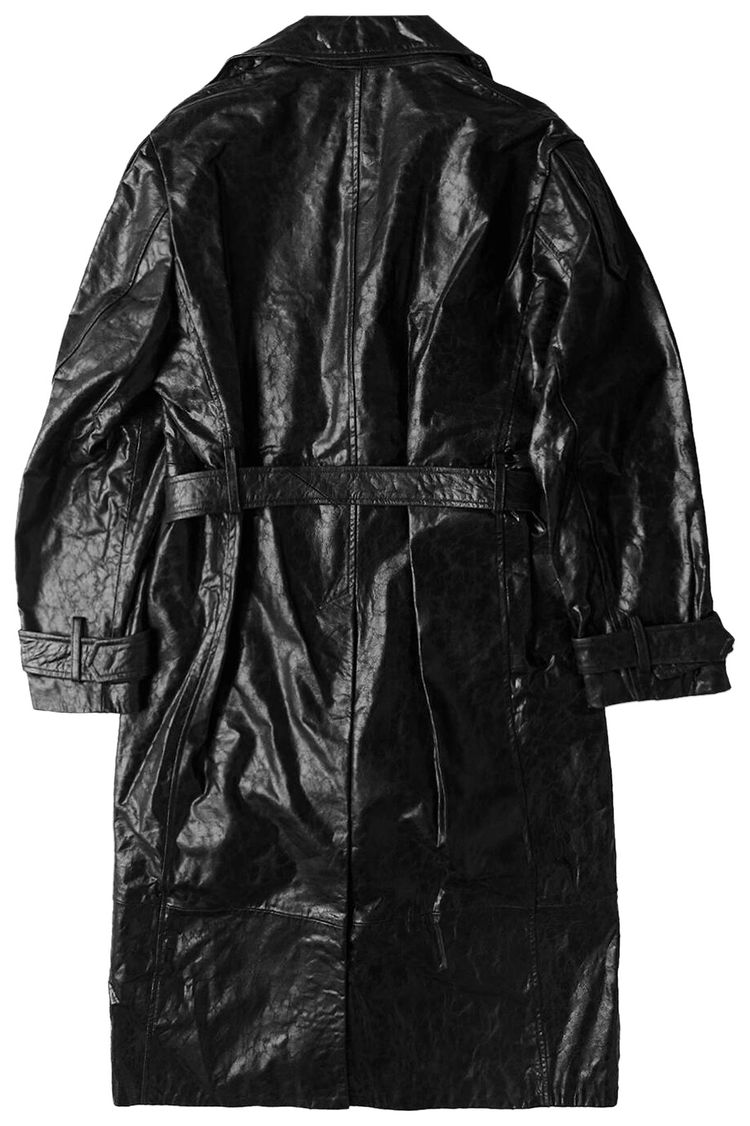424 Trench Coat Black