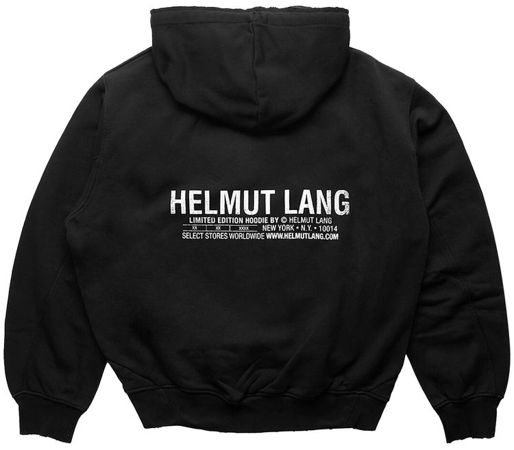 Helmut Lang New York Hoodie Black