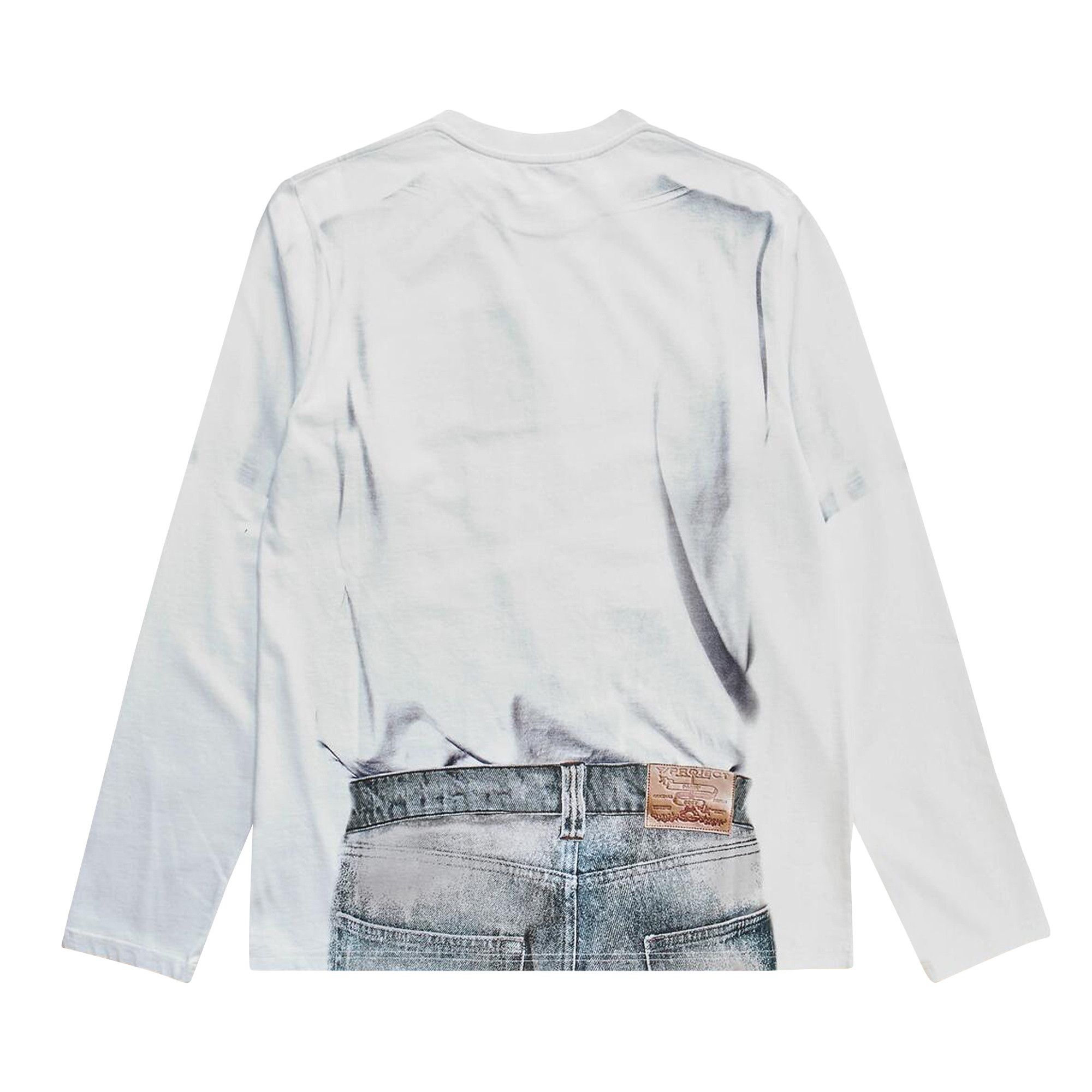 Buy Y/Project Trompe L'Oeil Long-Sleeve T-Shirt 'White' - 204TS021
