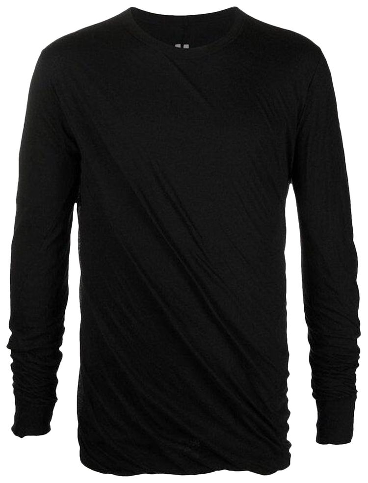 Rick Owens Double Long Sleeve Tee Black