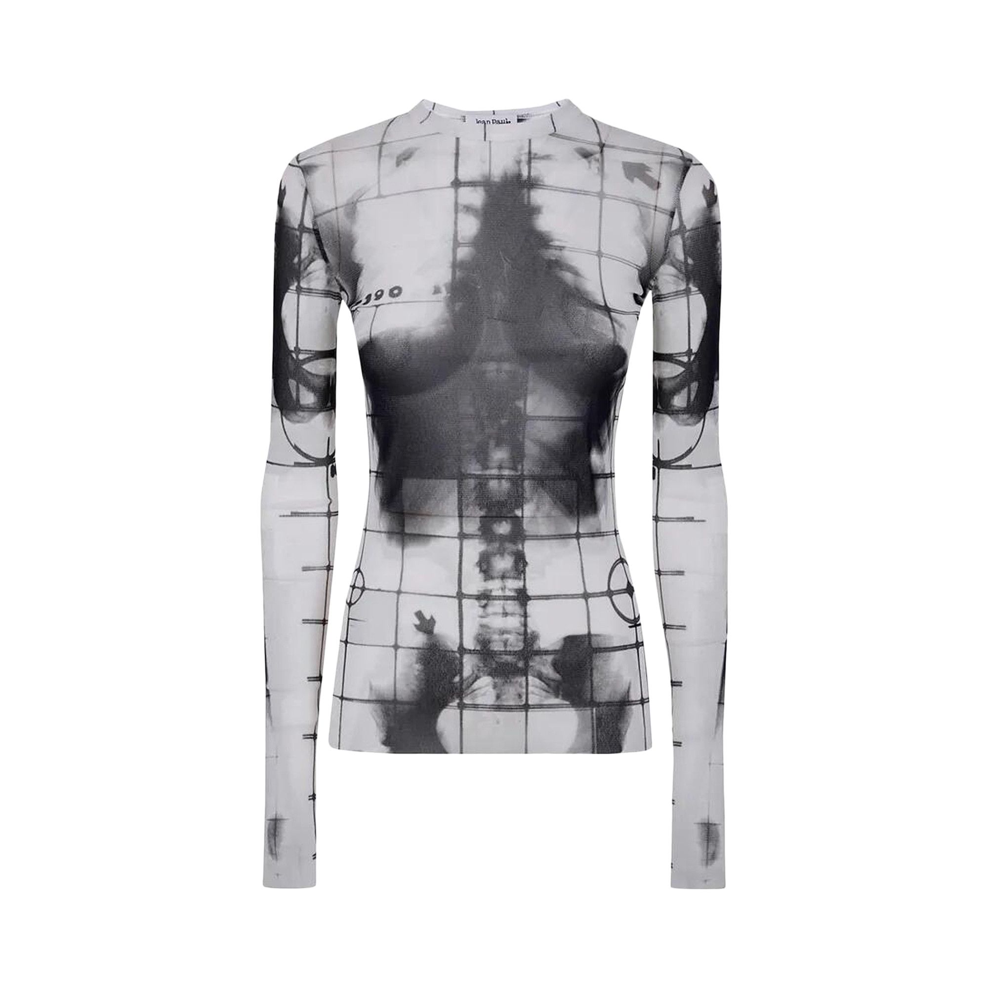 jean paul gaultierスカル柄カットソー長袖ロンT Buy Jean Paul Gaultier Printed Squeletor Mesh Long-Sleeve