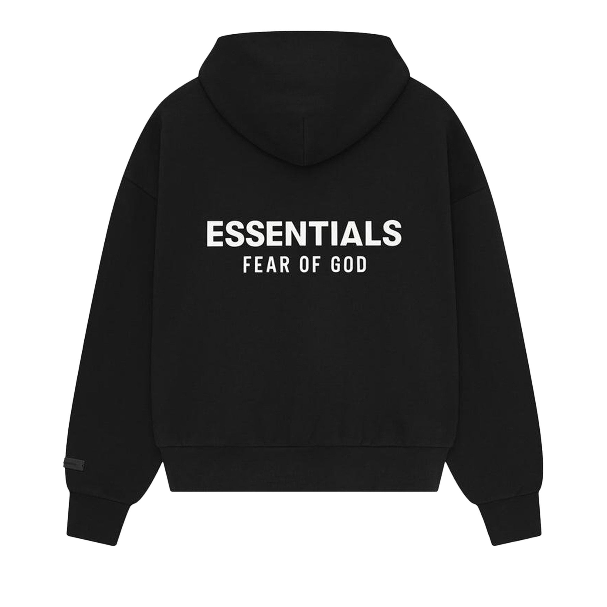 Buy Fear of God Essentials Classic Fit Fleece Hoodie 'Jet