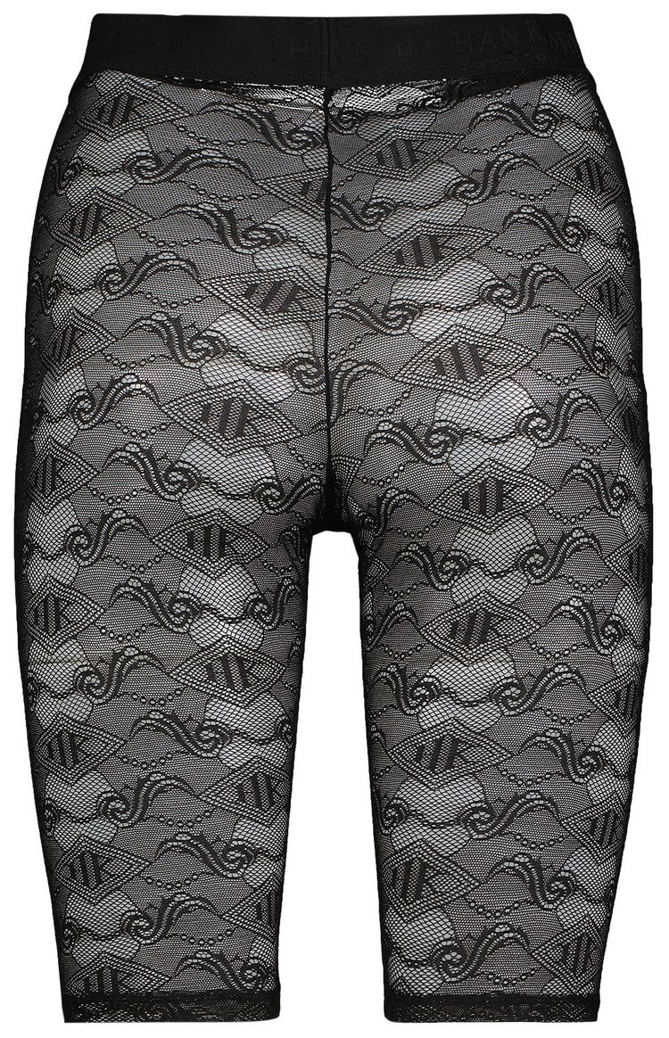 Han Kjbenhavn Lace Monogram Cycling Shorts Black
