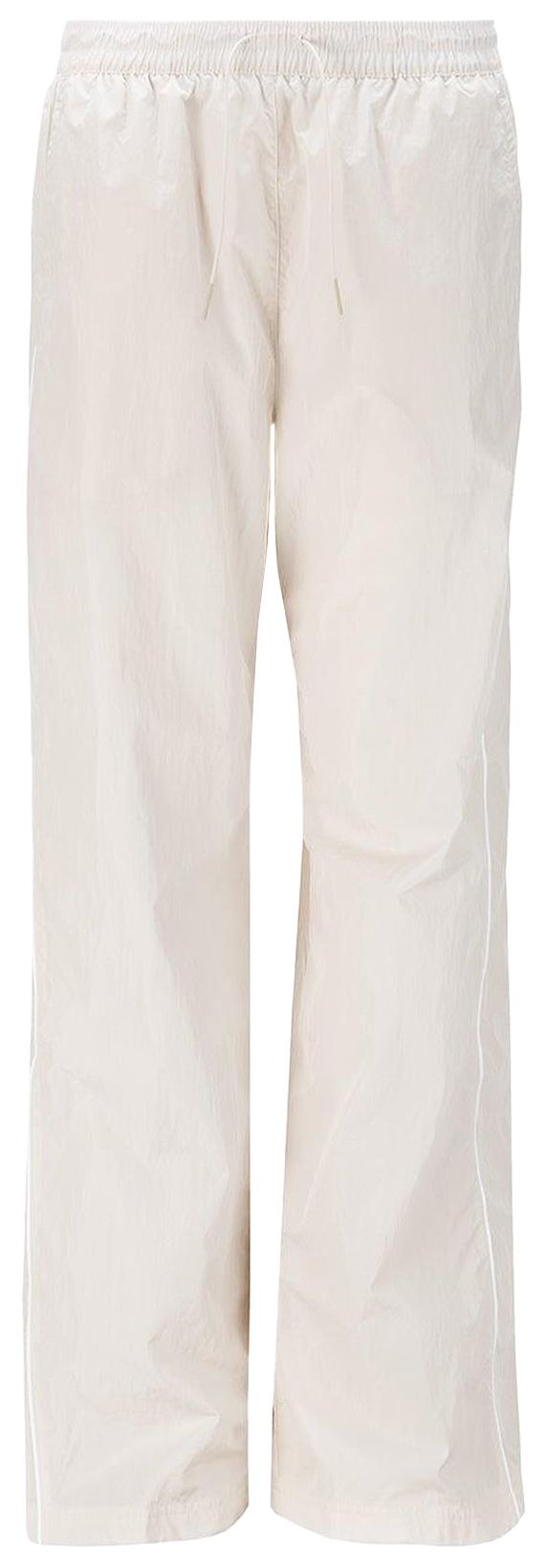Nike High Waisted Woven Open Hem Trousers Light Orewood BrownWhite