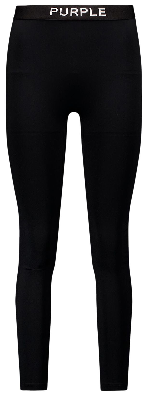 PURPLE BRAND Nylon Knit Leggings Black