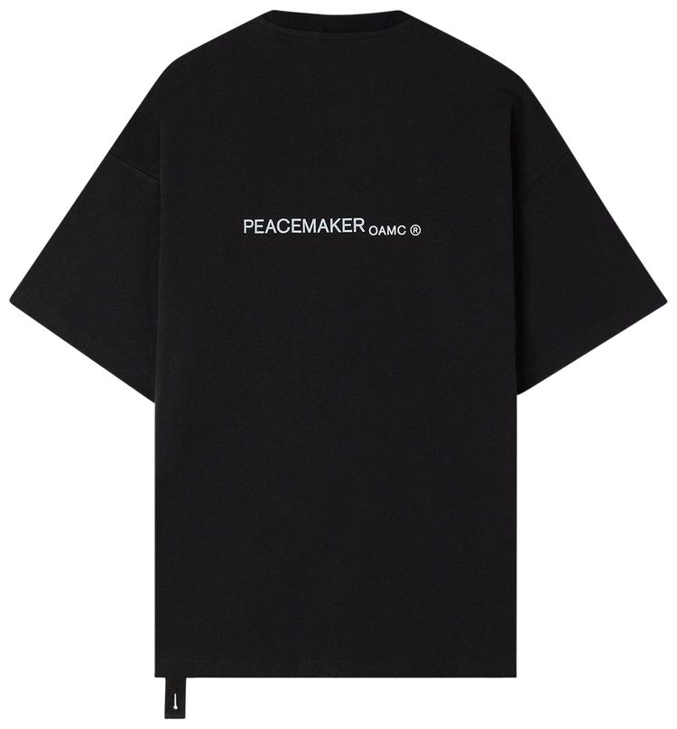 OAMC Peacemaker Lighter Short Sleeve T Shirt Black