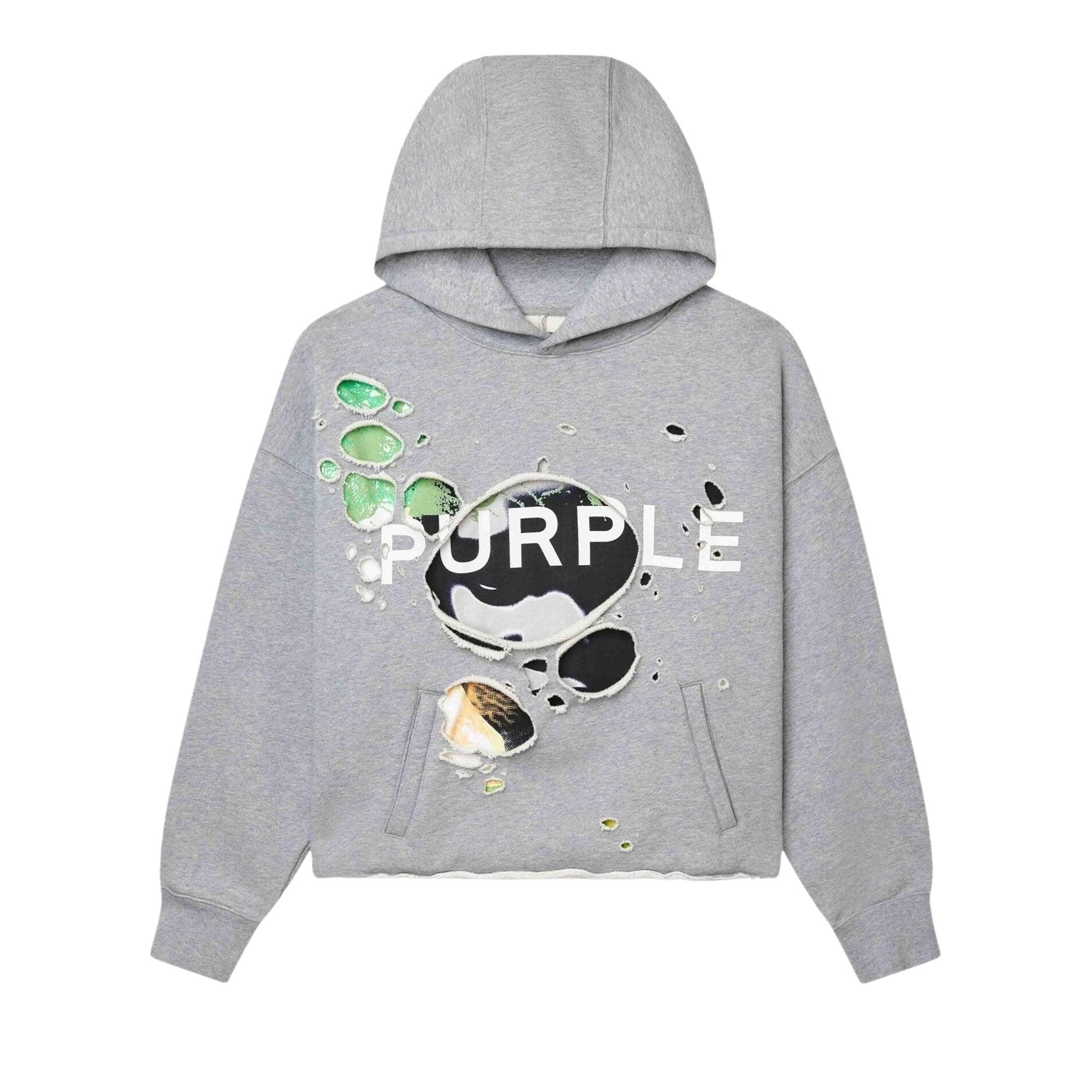 G*o様 Purple Things 10th パーカー Buy PURPLE BRAND French Terry Pullover Hoodie 'Heather Grey