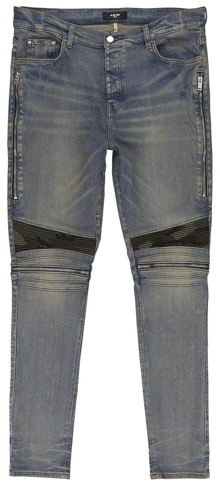 Amiri MX2 Camo Jeans Clay Indigo