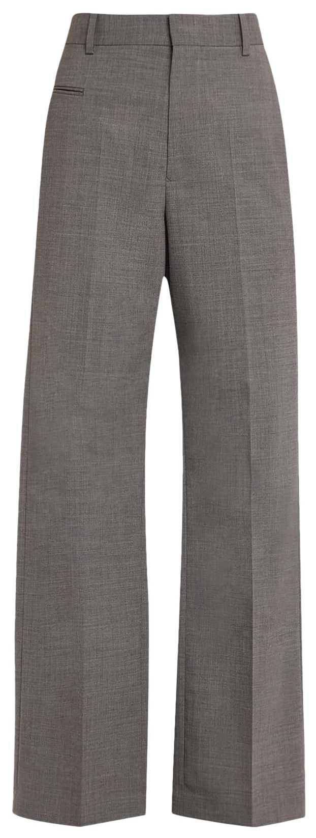 MM6 Maison Margiela Wool Tailored Pants Dark Grey Melange