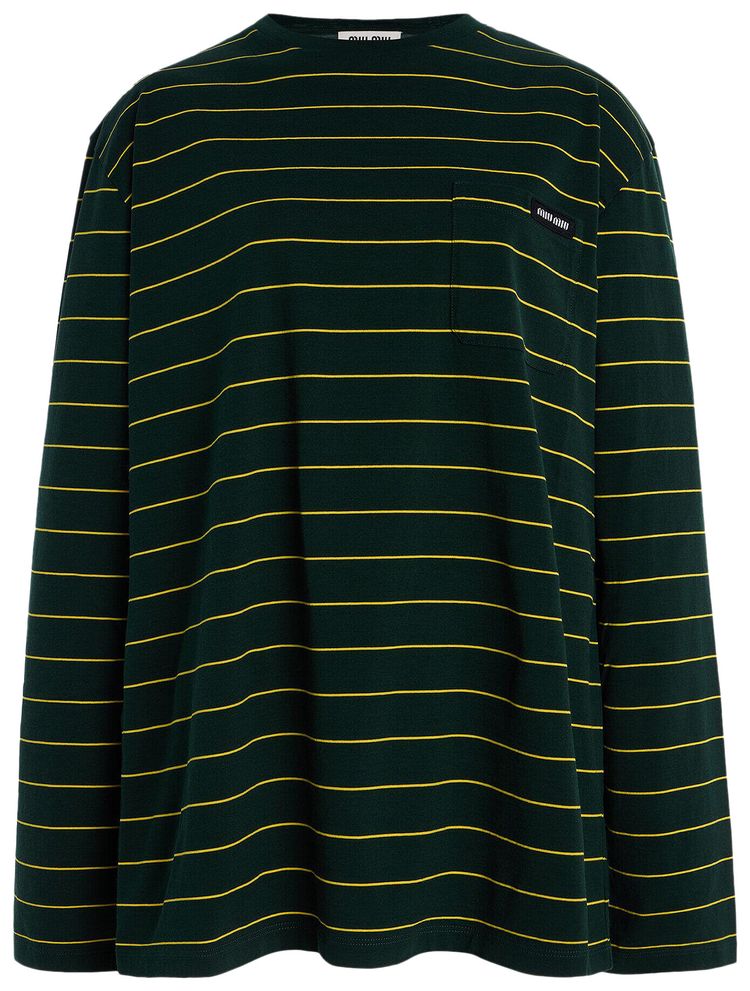 Miu Miu Jersey Tee BottleYellow