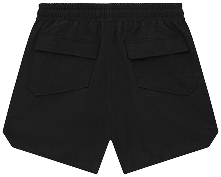 Rhude Logo Shorts BlackYellow