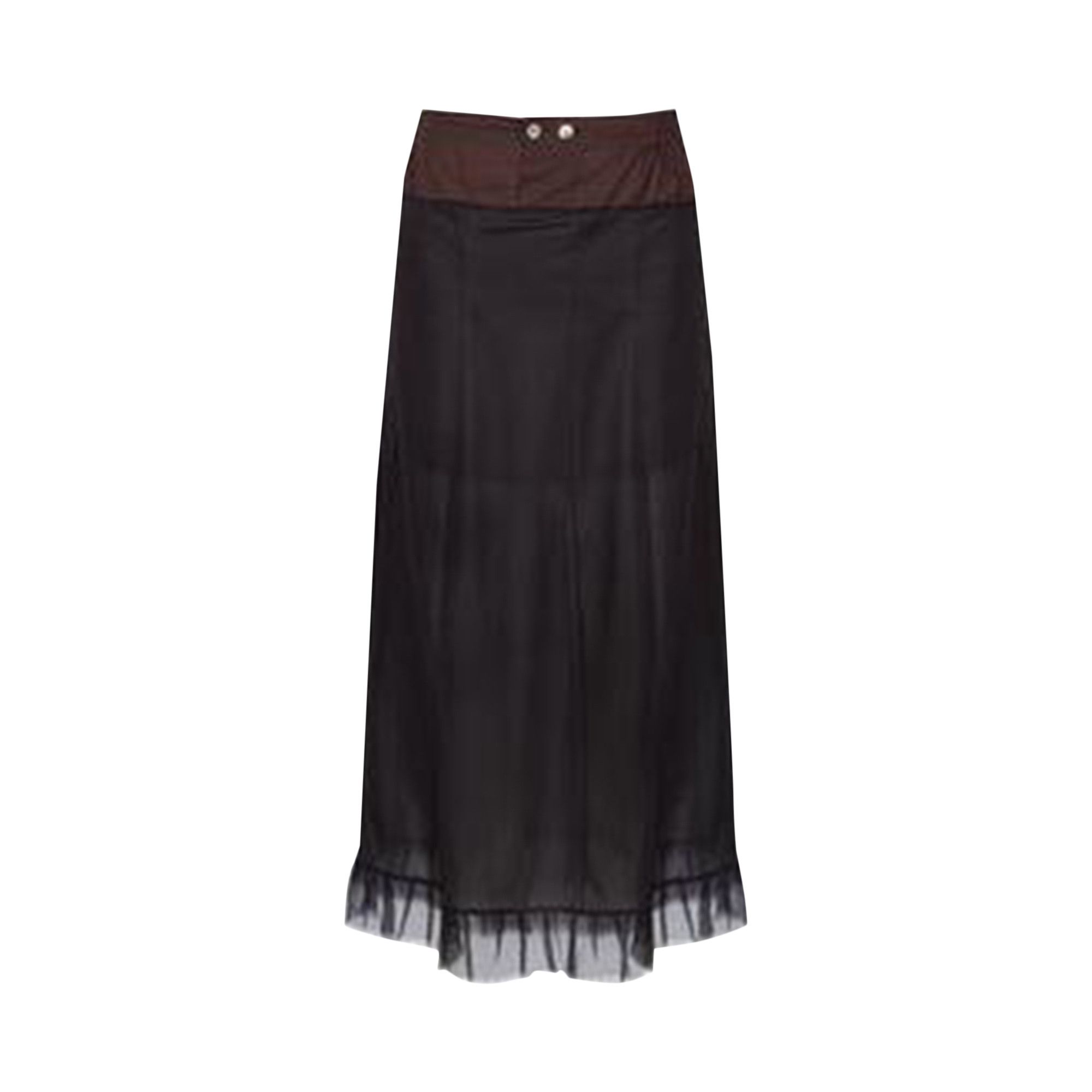 スカート MAISON MARGIELA Woman Skirt Black S51ME0030MTJ023 900 Buy Maison Margiela Midi Skirt 'Black/Brown' - S51ME0030
