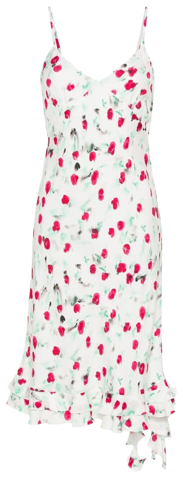 Marni Printed Slip Dress White