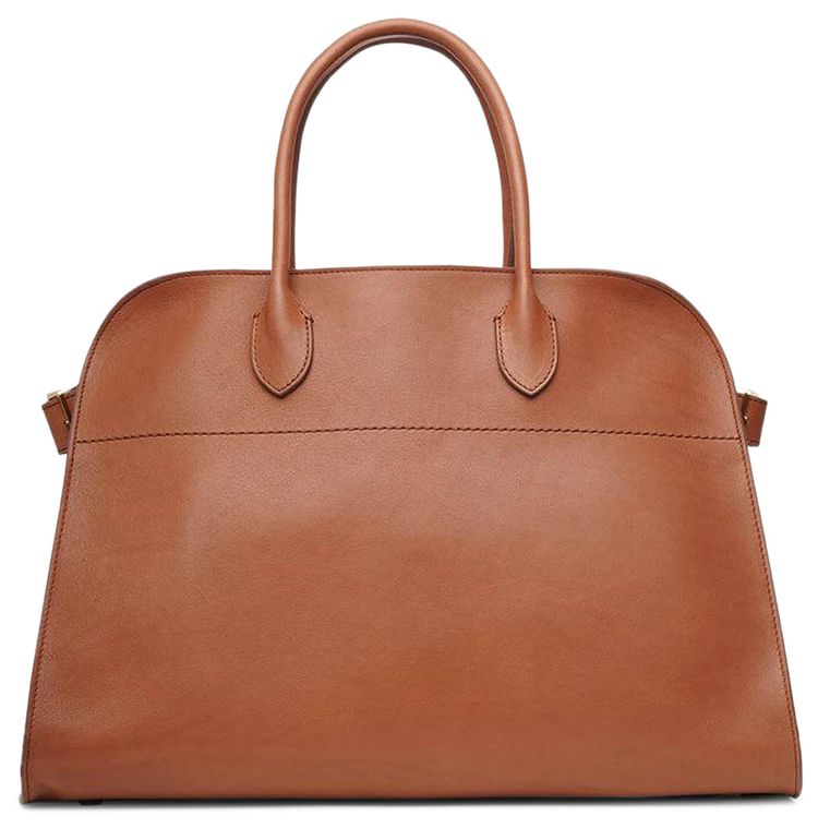 The Row Soft Margaux 15 Bag Cuir